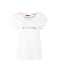 Женская белая футболка от s.Oliver