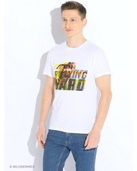 Мужская белая футболка от Sela