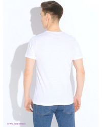 Мужская белая футболка от Sela