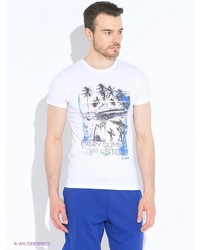 Мужская белая футболка от Sela