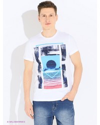 Мужская белая футболка от Sela