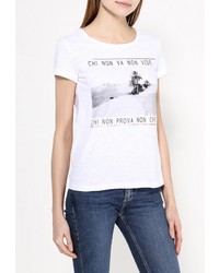 Женская белая футболка от Sela