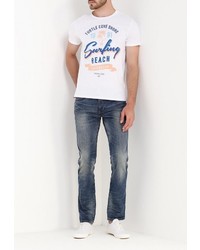 Мужская белая футболка от Sela