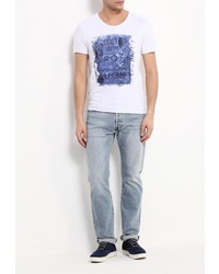 Мужская белая футболка от Selected Homme