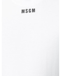 Мужская белая футболка от MSGM