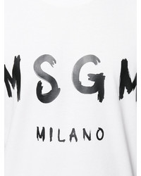 Мужская белая футболка от MSGM