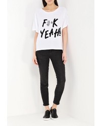 Женская белая футболка от Silvian Heach