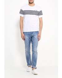 Мужская белая футболка от Sisley