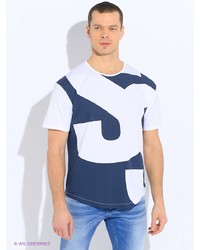 Мужская белая футболка от Sisley