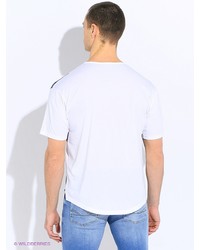 Мужская белая футболка от Sisley