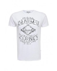 Мужская белая футболка от Solid