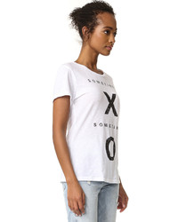 Женская белая футболка от Sundry