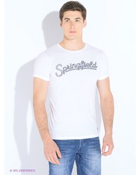 Мужская белая футболка от SPRINGFIELD