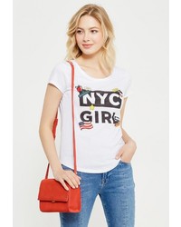 Женская белая футболка от SPRINGFIELD