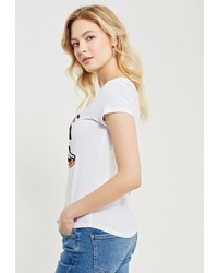 Женская белая футболка от SPRINGFIELD