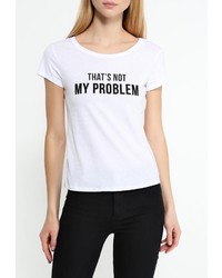 Женская белая футболка от SPRINGFIELD