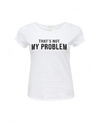 Женская белая футболка от SPRINGFIELD