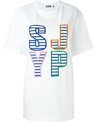 Женская белая футболка от SteveJ & YoniP
