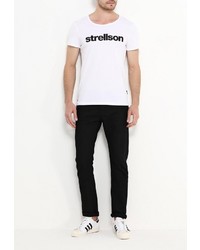 Мужская белая футболка от Strellson