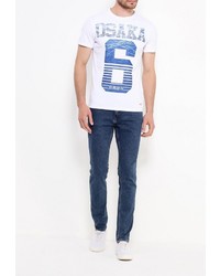 Мужская белая футболка от Superdry