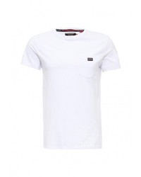 Мужская белая футболка от Superdry