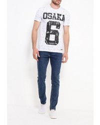 Мужская белая футболка от Superdry
