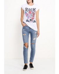 Женская белая футболка от Sweet Years