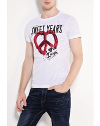 Мужская белая футболка от Sweet years