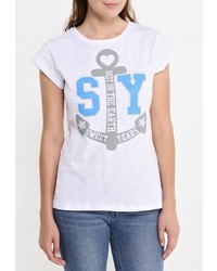 Женская белая футболка от Sweet Years