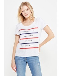 Женская белая футболка от Tom Farr