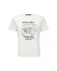 Мужская белая футболка от Tom Farr