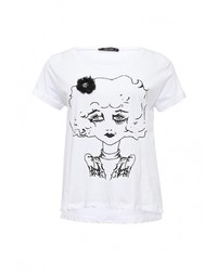 Женская белая футболка от Tom Farr