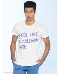 Мужская белая футболка от Tom Farr