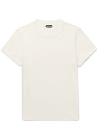 Мужская белая футболка от Tom Ford