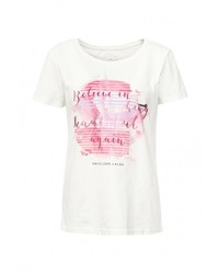 Женская белая футболка от Tom Tailor