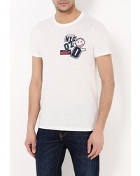 Мужская белая футболка от Tom Tailor Denim