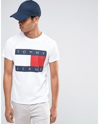 Мужская белая футболка от Tommy Jeans