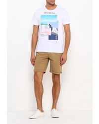 Мужская белая футболка от Top Secret