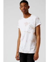 Мужская белая футболка от Topman