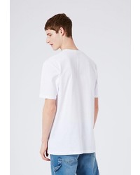 Мужская белая футболка от Topman