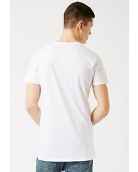 Мужская белая футболка от Topman