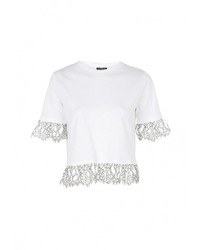 Женская белая футболка от Topshop