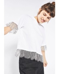 Женская белая футболка от Topshop