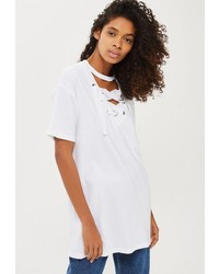 Женская белая футболка от Topshop