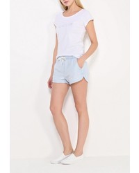 Женская белая футболка от Troll