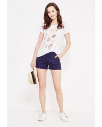 Женская белая футболка от Troll