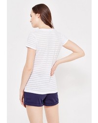 Женская белая футболка от Troll