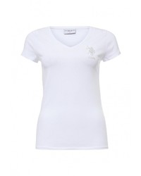 Женская белая футболка от U.S. Polo Assn.