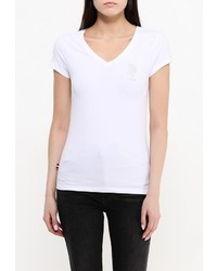 Женская белая футболка от U.S. Polo Assn.