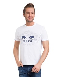 Мужская белая футболка от U.S. Polo Assn.